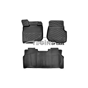 F 150 Super Crew/halı Zemin/isıtma Kanalsız Usa 2009 3d Havuzlu Paspas Siyah