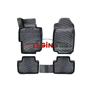 Honda Accord 2002-2008 3d Havuzlu Paspas Siyah