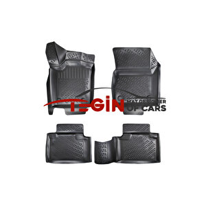 Jeep Grand Cherokee Wk2 Siyah 3d Havuzlu Paspas + Siyah Bagaj Havuzu 2011-2021