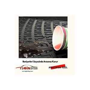 Seat Altea 2010 Bej 3d Havuzlu Paspas + Siyah Bagaj Havuzu