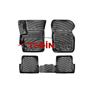 Mazda 3 Sedan Siyah 3d Havuzlu Paspas + Siyah Bagaj Havuzu 2009-2012
