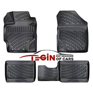 Toyota Yaris 2013 - 2020 Siyah 3d Havuzlu Paspas + Siyah Bagaj Havuzu