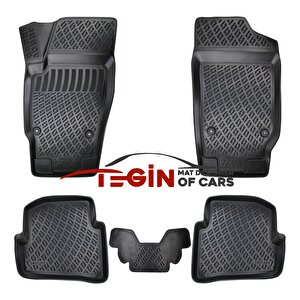 Volkswagen Polo 6r Üst Bagaj 2011 Siyah 3d Havuzlu Paspas + Siyah Bagaj Havuzu