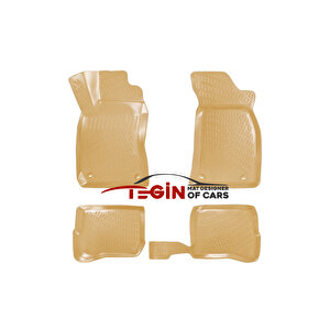 Volkswagen Passat B5 2005 Bej 3d Havuzlu Paspas + Siyah Bagaj Havuzu