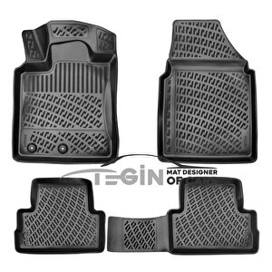 Nissan Qashqai 2009 Siyah 3d Havuzlu Paspas + Siyah Bagaj Havuzu