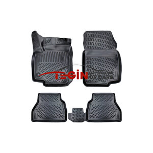 Ford B-max Alt Bagaj Siyah 3d Havuzlu Paspas + Siyah Bagaj Havuzu 2013