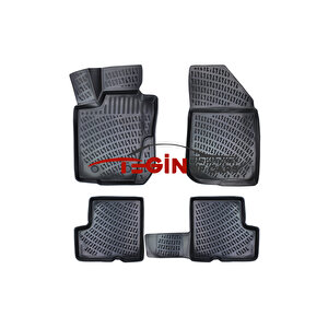 Dacia Logan Sedan Siyah 3d Havuzlu Paspas + Siyah Bagaj Havuzu 2004-2012