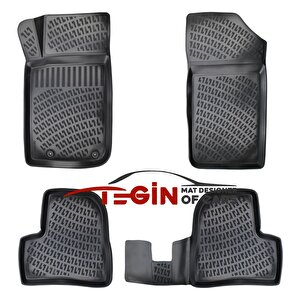Peugeot 206 2004 Siyah 3d Havuzlu Paspas + Siyah Bagaj Havuzu
