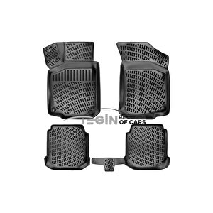Volkswagen Golf 4 2005 Siyah 3d Havuzlu Paspas + Siyah Bagaj Havuzu