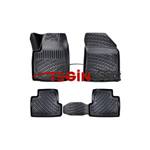 Jeep Cherokee (kl) Siyah 3d Havuzlu Paspas + Siyah Bagaj Havuzu 2015
