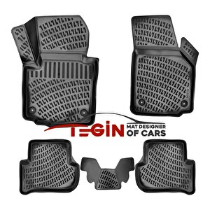 Skoda Yeti 2014 Siyah 3d Havuzlu Paspas + Siyah Bagaj Havuzu