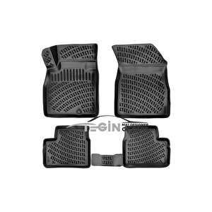 Nissan Micra 2010-2015 Siyah 3d Havuzlu Paspas + Siyah Bagaj Havuzu