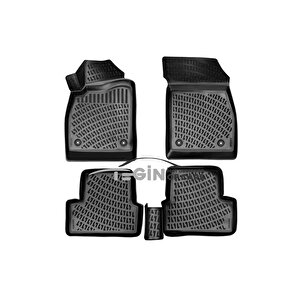 Opel Astra J Hb 2009-2015 Siyah 3d Havuzlu Paspas + Siyah Bagaj Havuzu