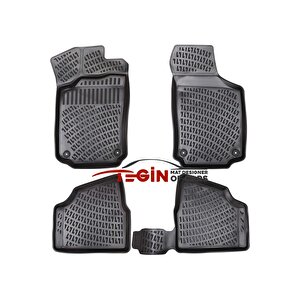 Opel Corsa C 2000-2006 Siyah 3d Havuzlu Paspas + Siyah Bagaj Havuzu