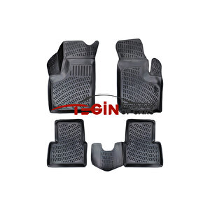 Fiat Doblo Siyah 3d Havuzlu Paspas + Siyah Bagaj Havuzu 2001-2009