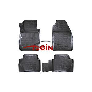 Ford Fiesta Siyah 3d Havuzlu Paspas + Siyah Bagaj Havuzu 2019