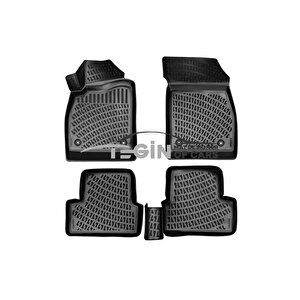 Chevrolet Cruze Sedan Tek Kulak Siyah 3d Havuzlu Paspas + Siyah Bagaj Havuzu 2013