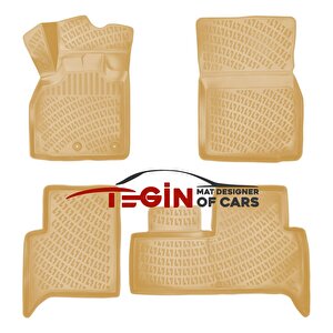 Renault Scenic 3 (5 Koltuk) 2012 Bej 3d Havuzlu Paspas + Siyah Bagaj Havuzu