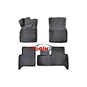 Renault Scenic 2 2003-2009 Siyah 3d Havuzlu Paspas + Siyah Bagaj Havuzu