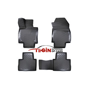 Toyota Raw 4 2020 Siyah 3d Havuzlu Paspas + Siyah Bagaj Havuzu