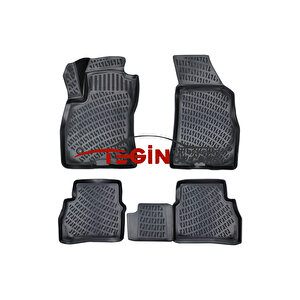 Fiat Doblo Easy Siyah 3d Havuzlu Paspas + Siyah Bagaj Havuzu 2012