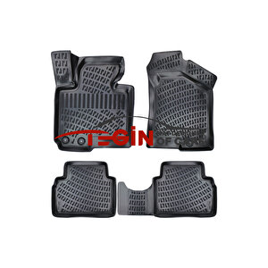 Kia Sportage Siyah 3d Havuzlu Paspas + Siyah Bagaj Havuzu 2011-2015