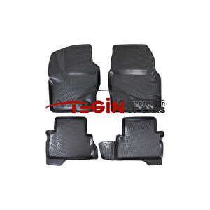 Ford Kuga Siyah 3d Havuzlu Paspas + Siyah Bagaj Havuzu 2013