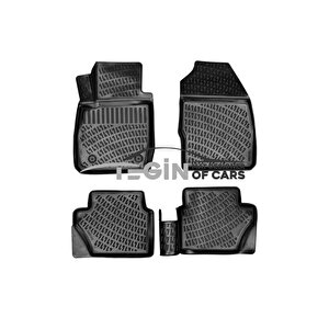 Ford Fiesta Siyah 3d Havuzlu Paspas + Siyah Bagaj Havuzu 2014