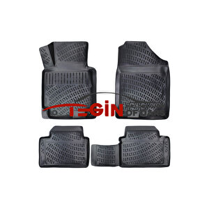 Hyundai I30 İnce Stepne Siyah 3d Havuzlu Paspas + Siyah Bagaj Havuzu 2012-2016