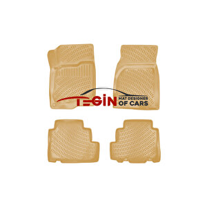 Chevrolet Captiva Bej 3d Havuzlu Paspas + Siyah Bagaj Havuzu 2008