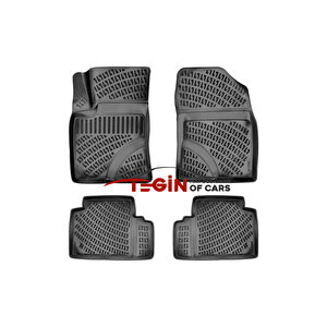 Toyota Avensis 2009-2018 Siyah 3d Havuzlu Paspas + Siyah Bagaj Havuzu