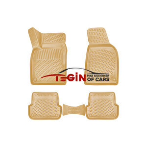 Audi̇ A4 B7 Bej 3d Havuzlu Paspas + Siyah Bagaj Havuzu 2004