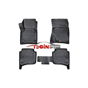 Volkswagen Touareg 2015 Siyah 3d Havuzlu Paspas + Siyah Bagaj Havuzu