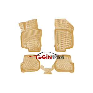Seat Altea Xl 2014 Bej 3d Havuzlu Paspas + Siyah Bagaj Havuzu