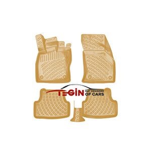 Seat Ateca 4x4 2020 Bej 3d Havuzlu Paspas + Siyah Bagaj Havuzu