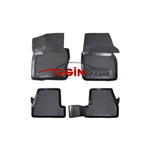 Ford Focus 3.5 Hb Siyah 3d Havuzlu Paspas + Siyah Bagaj Havuzu 2014-2018