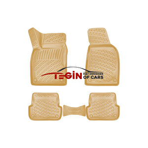 Audi̇ A4 B6 Bej 3d Havuzlu Paspas + Siyah Bagaj Havuzu 2003