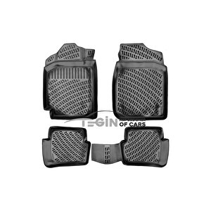 Toyota Corolla 1991-1998 Siyah 3d Havuzlu Paspas + Siyah Bagaj Havuzu