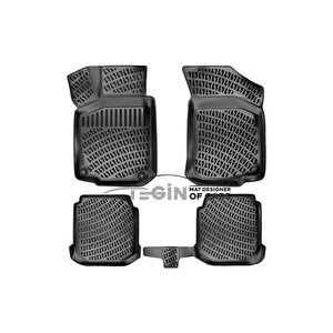 Skoda Octavia 2001 Siyah 3d Havuzlu Paspas + Siyah Bagaj Havuzu