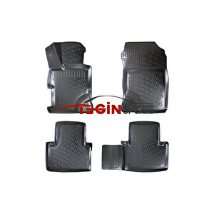 Honda Civic Sedan Siyah 3d Havuzlu Paspas + Siyah Bagaj Havuzu 2005