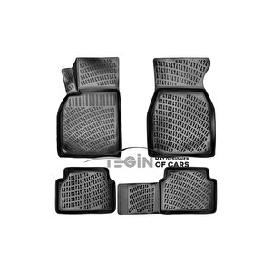 Renault Megane 2 Hb 2005 Siyah 3d Havuzlu Paspas + Siyah Bagaj Havuzu