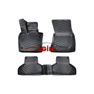 Bmw X5 F15 Siyah 3d Havuzlu Paspas + Siyah Bagaj Havuzu 2015