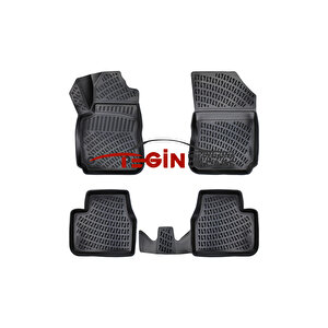 Citroen Cactus Siyah 3d Havuzlu Paspas + Siyah Bagaj Havuzu 2019