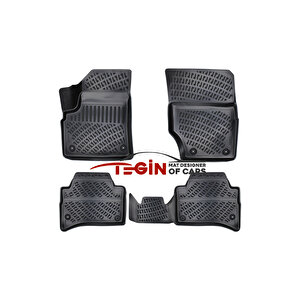 Volkswagen Touareg 2006 Siyah 3d Havuzlu Paspas + Siyah Bagaj Havuzu