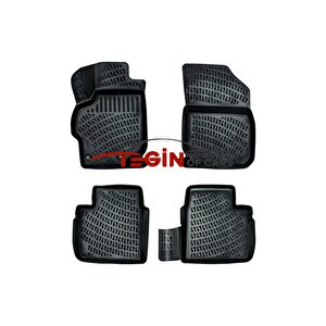 Citroen C-elysee Siyah 3d Havuzlu Paspas + Siyah Bagaj Havuzu 2016