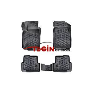 Chevrolet Aveo Sedan Siyah 3d Havuzlu Paspas + Siyah Bagaj Havuzu 2013