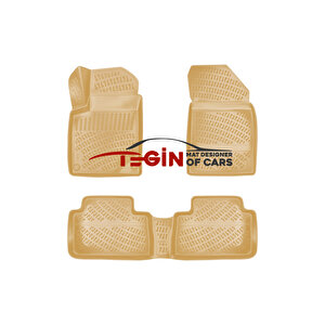 Citroen C5 Bej 3d Havuzlu Paspas + Siyah Bagaj Havuzu 2005
