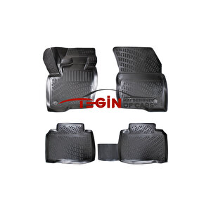 Ford Edge Siyah 3d Havuzlu Paspas + Siyah Bagaj Havuzu 2019