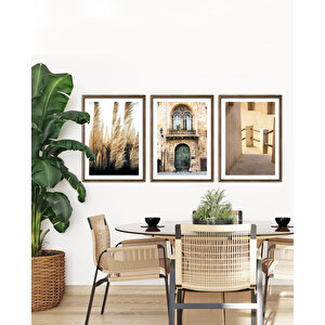 Mimari Ve Doğa Çerçeveli Tablo Set 40x50 Cm