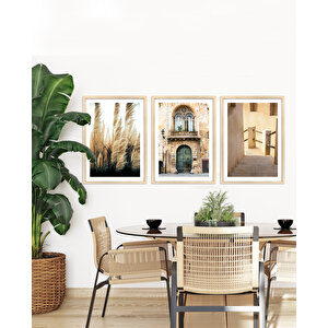 Mimari Ve Doğa Çerçeveli Tablo Set 40x50 Cm